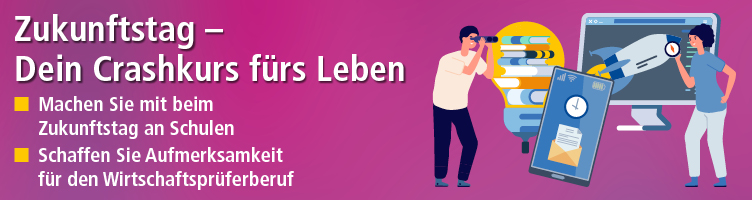 Banner Zukunftstag - Dein Crashkurs fürs Leben